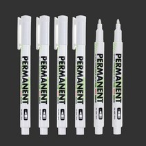 유성 페인트 마커펜 화이트 1mm 페인트마 카 칠판마커 보드마커 커 흰색마커펜 윈도우마커 마카펜, 단품