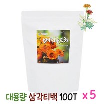 영양Pick 대용량 메리골드차 삼각티백 100T, 5개, 100개입, 100g