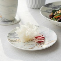 까사무띠 마블 브레드접시, 골든데코, 1개