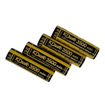 18650 리튬이온 충전지 배터리 과충 과방전 보호회로형 4.2V 3500mAh, 1개