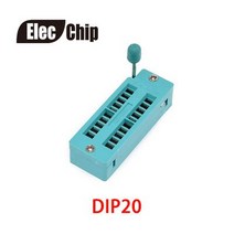5pcs 14P 16P 18P 20P 24P 28P 40P 잠그는 좌석 IC 움직일 수있는 좌석 발판 통합 소켓 기초 시험, 04 DIP20