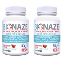 Bionaze 바이오나제 코면역유산균 코 귀 목 BLIS K12 BL-04유산균 30정 2개