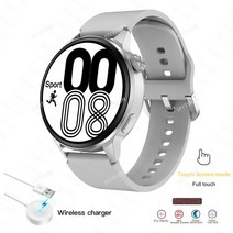 스마트워치 년형 신형 GPS Trac 남성용 블루투스 호출 스포츠 NFC 여성용 심박 ECG PPG 안드로이드 ios 용, 12.Gray silicone