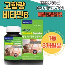 메가비타민B 콤플렉스 메틸코발라민 비타민b12 메코발라닌 피로회복 에너지비타민 활력비타민 판토텐산 히드록시코발라민 세포증식 기억력기능 메가도즈 비타민B 보충 구강 혀
