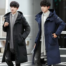 남성 오리털 롱패딩 패딩 점퍼 겨울 털 퍼 블루종 항공 잠바 자켓 남자 사파리