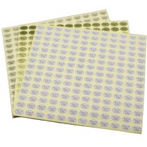 중국산 표시 스티커 씰링 원산지 표기 부착 표시 문화 라벨 봉투, 흰색