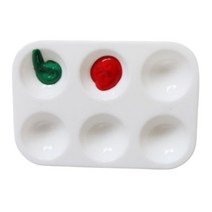 미술시간 붓 빠레트 팔레트 물감놀이 미술 그림 도구 수채화, 단품, 단품