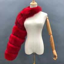 모피 슬리브 여성 패션 럭셔리 리얼 폭스 모피 코트 싱글 슬리브 도착