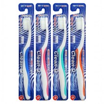 덴탈케어 클린큐 항균 잇몸칫솔 4개 색상랜덤 668EA3