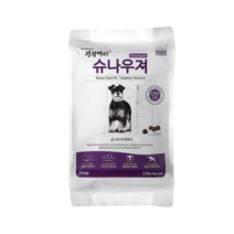 건강백서 전연령 슈나우져 애견사료, 2kg, 1개, 생선