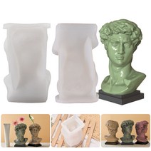 레진아트틀 레진몰드 레진공예 3D 석고 수지 실리콘 꽃병 금형 콘크리트 화분 냄비 수제 펜 컨테이너 캔들, 한개옵션0