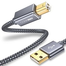 코드웨이 USB AB 연결 선 프린터 케이블 5m -인증