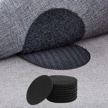 PG PKFARM 바닥 매트 밀림방지 패드 10P SET 부착식 벨크로 고정 카페트 방석 러그 미끄럼방지패드, 6.6cm, 1세트 (10P)