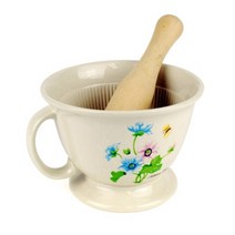 미니 절구 깨절구 도자기 마늘 절구 손절구 M 8027