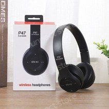 우영우 헤드셋 무선 헤드셋 스테레오 헤드폰 블루투스 5.0 무선 헤드폰 접이식 hifi 스테레오베이스 이어폰 아이 소녀 헬멧 선물 전화 tv 게임용 마이크 usb 어댑터 포함, 어댑터가 있는 검정색