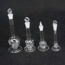 1ml/2ml/5ml/10ml 실험실 체적 플라스크 스톱퍼 및베이스 산 및 알칼리 저항으로 붕 규산염 유리 측정, 10ml