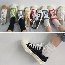 학생 새학기 이쁜 캐주얼 스니커즈 운동화 여행 패션 캔버스 쇼핑몰 예쁜 발편한 여성