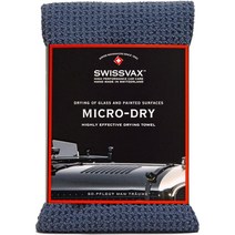 스위스백스 Swissvax 마이크로 드라이 타올 자동차 세차 유리 손세차 극세사 천