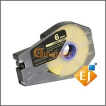 Canon TM-LBC6Y 튜브 라벨테이프 황색 6mm M1 STD