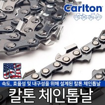 미제 정품 칼톤 체인톱날 전기톱날 엔진톱날 가이드바, 1-옵션01 칼톤 체인톱날 91x22.5T