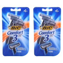 빅 컴포트 3 일회용 면도기, 4개입, 2개