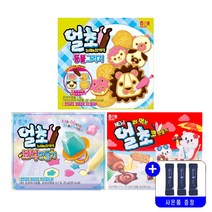 해태 얼초 얼려먹는 초코만들기 36g+동물그리기 52g+보석만들기 25g 3종 묶음행사+사은품, 1세트, 52g