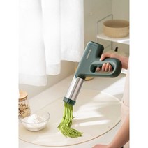 핸디형 자동 제면기 파스타 누들 생면 면발 제조기, 레트로 그린(다이 헤드)