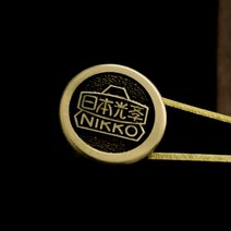 Nikon old logo 황동 셔터 버튼 니콘 fm2 fm fe2 f3 필름카메라, 일본광학 스타일, 1개