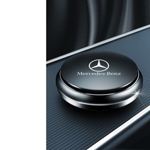 1+3 풀메탈 명품 차량용 은은한 아로마 테라피 방향제 디퓨저 벤츠 아우디 AMG 혼다 테슬라 등, 1개, F.벤츠+4향 증정