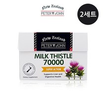 [뉴질랜드직배송] 피터앤존 밀크씨슬 70000 60CAPS X2, 1개