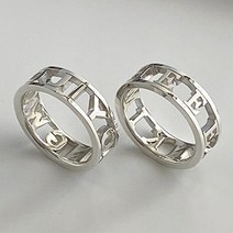 커스텀 오더 이니셜 Ver2 실버링 (silver925) made by SILVERDO