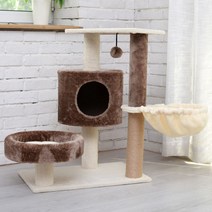 HS 직조 고양이 캣타워DIY 수직스크래쳐 숨숨집, 1개, 선택5-바구니추가형