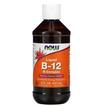 나우푸드 Liquid B-12 B-콤플렉스 8 fl oz (237 ml)