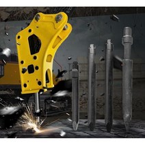 굴삭기 부품 차단기 해머 드릴 로드 헤드 호환성, 45 내마모성 브레이징 로드