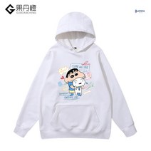 짱구 후드티 로고 커플 긴팔티 남여공용 오버핏 커플 우정 예쁜 귀요운