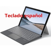 Microsoft Surface Pro 6 용 백라이트 무선 블루투스 키보드 2018 Pro 5 Pro 7 Pro 4 Pro 3 go 2 키보드 태, 한개옵션2, 02 1089D-Spanish, 07 For surface go 2