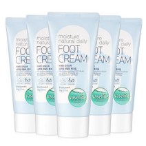 바세린 모이스처 풋크림 60ml 5개 행사 / 고보습 대용량, 바세린 모이스처 풋크림 60ml 5