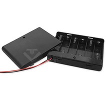 일렉킹 S_AA6C AA 6구 커버 건전지홀더 9V 전원, 1, 본상품선택, 상세페이지 참조