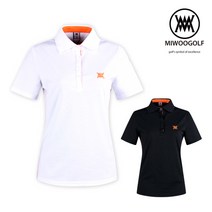 [럭스골프] 미우골프 여성 반팔 카라셔츠 MW1M612W