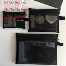 천파우치 여성파우치 백인백 etya 여성 투명 화장품 가방 여행 기능 메이크업 케이스, 1개, l