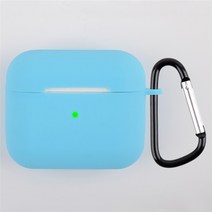 Fone De Ouvido 실리콘 블루투스 이어폰 케이스 에어팟 호환 3 무선 헤드폰 헤드셋, [09] 하늘색