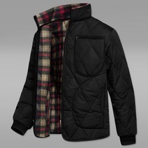 [당일출고] 빅사이즈 포켓 기모 깔깔이 패딩점퍼 (DA028)