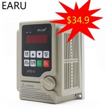 주파수 변환기 50hz to 60hz 헤르츠 2.2KW 110V 220FD 단상 입력 3 상 출력 인버터 펌프 CNC 스핀들 모터 속도 컨트롤러 드라이브, 220V