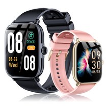 와피크 통화가능 스마트워치 P3S 1.81인치 한글판 IOS 안드로이드폰 호환, 블랙, 46mm, 블루투스