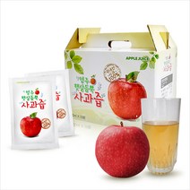 영주 햇살듬뿍 사과즙 100ml 50팩/1박스 깔끔하고 달콤한 사과즙 국내산 100%, 100ml 80팩, 80팩
