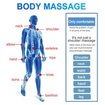 충격파 치료 기계 물리 장비 교정 간호 마사지 통증 완화 ED 바디 릴랙스 3in 1, 04 EU Plug