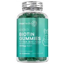 비오틴 피부 손톱 헤어 젤리 5000 120구미 셀레늄