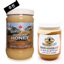 캐나다 천연석청꿀 Western sage 1Kg +_ Ginger Boost Honey 500g_ 신규출시 프로모션