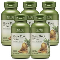 GNC 마카루트 525mg 100정 x 5 (총5개), 5개