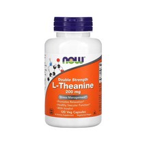 나우푸드 엘 테아닌 더블 스트렝스 200mg 베지캡슐 120개입 L-Theanine Double Strength, 1개